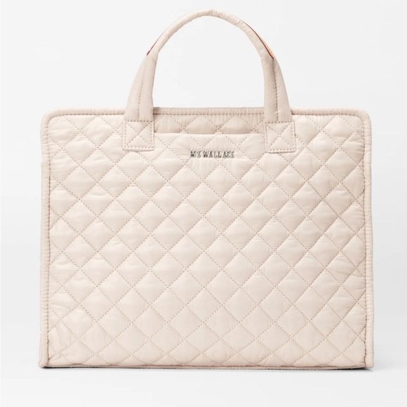 MZ Wallace medium box tote - mushroom NWT - Picture 1 of 6